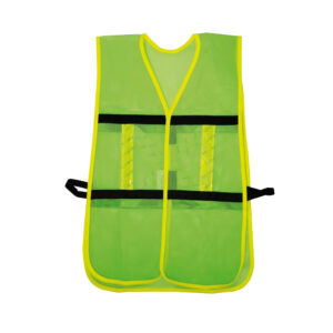 Chaleco malla ajustado verde Surtek