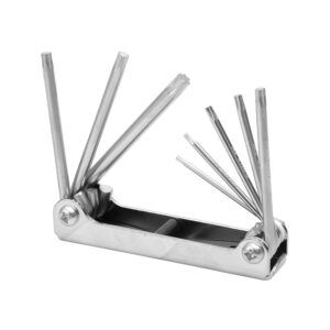 Juego de 9 llaves hexagonales métricas tipo navaja Surtek