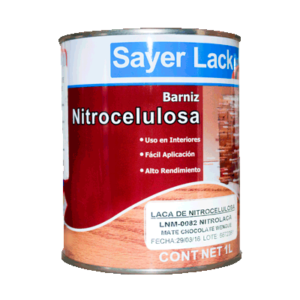 Primer Barniz Nitrocelulosa Chocolate Sayer Lack 1L
