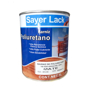 Barniz Poliuretano Mate Sayer Lack