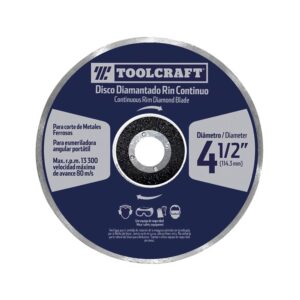 Disco diamantado de corte continuo 4 1/2 Toolcraft