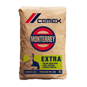 Cemento Gris Monterrey Bulto 25Kg Cemex Cemgris25