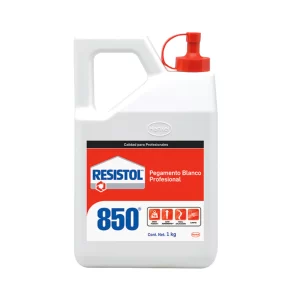 Resistol 850 pegamento profesional para madera blanco 1 kg