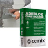 Cemix, Recubrimiento Adeblock Constructor 40Kg, Saco