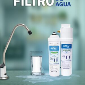 Filtro de Agua Bajo Tarja + cartucho de repuesto