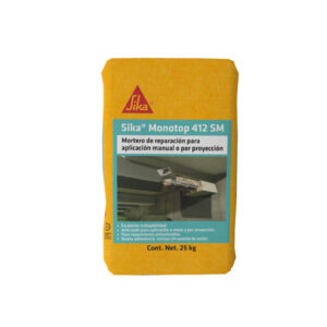 Sika MonoTop-412 SM - Mortero de reparación estructural - Con inhibidor de corrosión - Saco 25kg