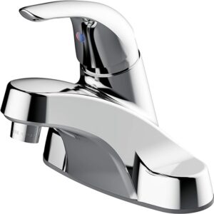 Mezcladora para Lavabo Cromada 4” 2-GL-M300