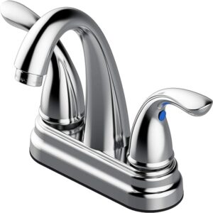 Mezcladora para Lavabo Cromada 4”Coflex 2-GL-D300