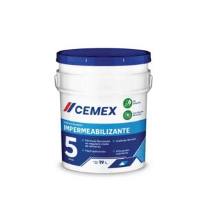 Impermeabilizante Cemex 5 Blanco 19 L