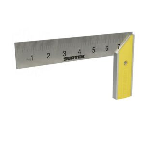 Surtek 122251 Escuadra de Carpintero con mango Plático 8"