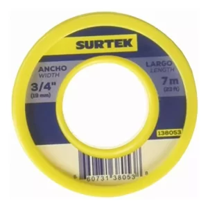 Cinta Sella Roscas 3/4" x 7 m Surtek 138053